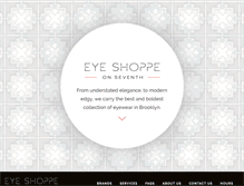 Tablet Screenshot of eyeshoppe7.com